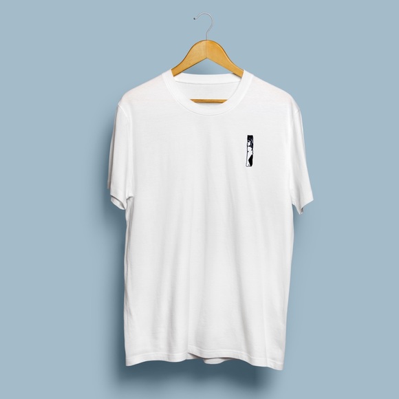 Embroidered “WINDOW WOMAN “ Handmade Tee - Picture 2 of 5